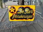 De Ster Verzekeringen emaille reclamebord, Ophalen, Reclamebord, Gebruikt, .