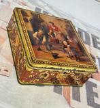 Oud Antiek Blik Demaret Chocola De Loose 1950 met slot, Verzamelen, Blikken, Ophalen of Verzenden, Gebruikt