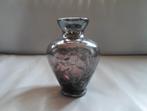 Murano Vaas Zilver Overlay Gesigneerd Paars, Antiek en Kunst, Ophalen of Verzenden
