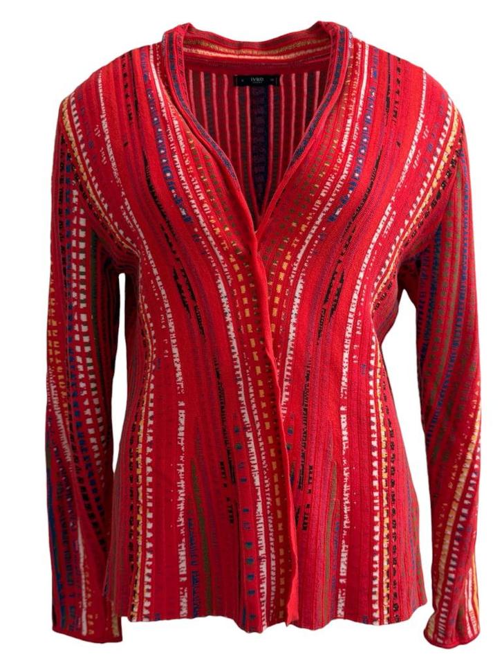 Ivko vest M, Kleding | Dames, Truien en Vesten, Zo goed als nieuw, Maat 38/40 (M), Rood, Ophalen of Verzenden