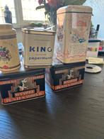 Vintage Blikken Set: Douwe Egberts, King, Piccadilly Tea, Ophalen of Verzenden