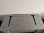 Steigerhouten opberg/dekenkist, Ophalen, Zo goed als nieuw, 50 tot 100 cm, 50 tot 75 cm