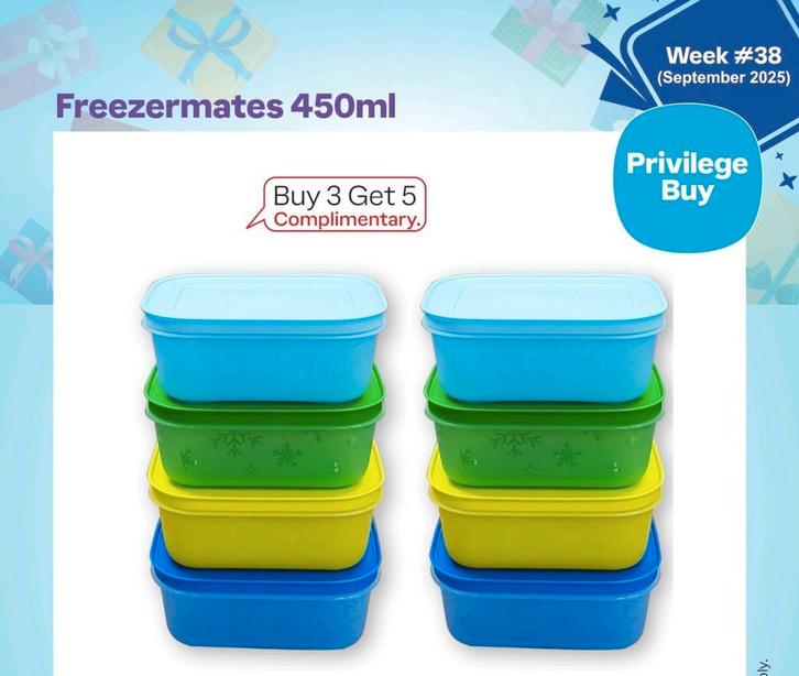 TUPPERWARE FreezerMates - IGLOO Diepvriesdozen 450 ml, Huis en Inrichting, Keuken | Tupperware, Nieuw, Overige typen, Ophalen of Verzenden