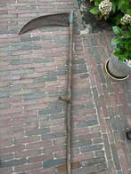 Antieke Oude Zeis - houten steel - 150 cm lang, Antiek en Kunst, Antiek | Gereedschap en Instrumenten, Ophalen