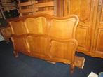 Barok eiken bed queen anne stijl 140 breed - 2m lang 100,00, Huis en Inrichting, Slaapkamer | Bedden, Ophalen, Barok eiken, Bruin