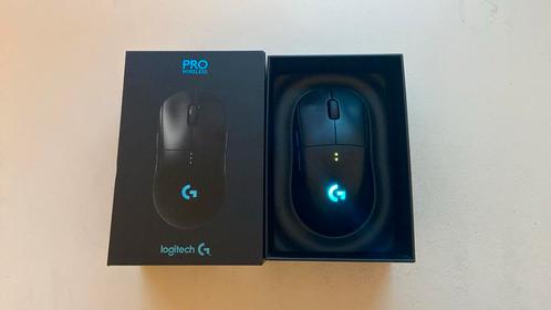 Logitech G Pro Wireless Gaming Mouse, Computers en Software, Muizen, Nieuw, Muis, Linkshandig, Rechtshandig, Draadloos, Gaming muis