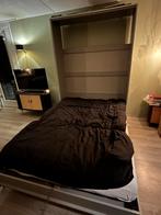 Opklapbed, Huis en Inrichting, Slaapkamer | Bedden, Ophalen, Tweepersoons, 140 cm, Zo goed als nieuw