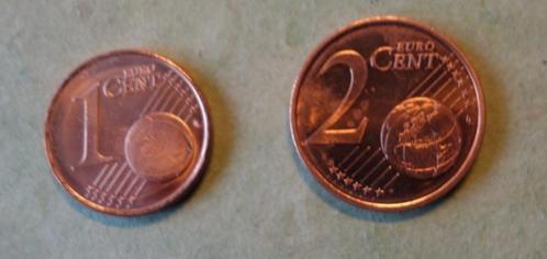1 en 2 cent munten Finland 2003 uit rol (UNC), Postzegels en Munten, Munten | Europa | Euromunten, Setje, 2 cent, Finland, Ophalen of Verzenden