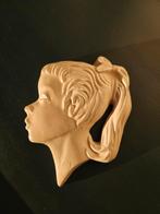 Jema Holland Aardewerk Muurdecoratie Meisje, Ophalen of Verzenden