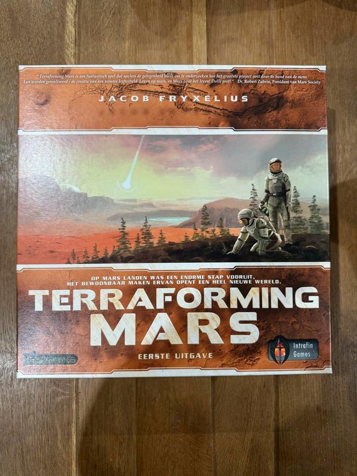 Terraforming Mars (Nieuw, Upgrade Speelbord), Hobby en Vrije tijd, Gezelschapsspellen | Bordspellen, Nieuw, Een of twee spelers