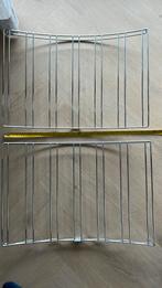 Siematic 2x chrome fles en wijnglazen rekken keukenkastjes, Ophalen, Zo goed als nieuw, Overige typen