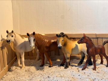 Schleich paarden- oude paarden beschikbaar voor biedingen