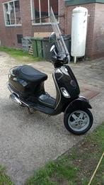 Zwarte Vespa Piaggio LX50, 4takt, geel kenteken, 45km/u, Fietsen en Brommers, Scooters | Vespa, Ophalen, Gebruikt, Vespa LX