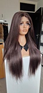 Basic Lace Pruik: Donker bruin Gemêleerd, VOL!, Ophalen of Verzenden, Nieuw, Pruik of Haarverlenging