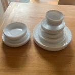 Servies 30-delig voor 6 personen, Huis en Inrichting, Keuken | Servies, Ophalen, Gebruikt, Glas, Effen