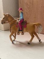 Schleich barrel racing met cowgirl, Ophalen of Verzenden, Zo goed als nieuw