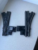 Trix Express Elektrische wissels L+Rechts oud model, Gebruikt, Gelijkstroom, Trix, Rails