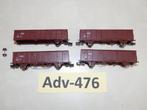 Adv-476 N Spoor Gesloten Goederenwagons NS Minitrix, Gebruikt, Gelijkstroom, Trix, Wagon