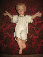 Oud polychroom kindje jezus, Antiek en Kunst, Ophalen of Verzenden