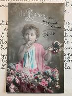 15-8-1908 Un baiser (XX), Ophalen of Verzenden, Voor 1920, Gelopen, Kinderen