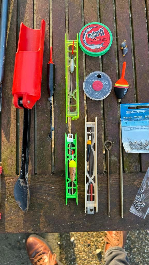 Complete visuitrusting te koop, Watersport en Boten, Hengelsport | Algemeen, Gebruikt, Complete hengel, Ophalen