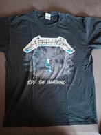 Metallica shirt, metal, Iron maiden, Kleding | Heren, T-shirts, Ophalen of Verzenden, Gedragen, Maat 52/54 (L), Zwart