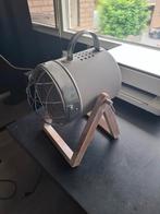 Industriële Lamp met Houten Onderstel, Ophalen, Zo goed als nieuw, Industrieel