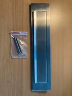 RVS Geborstelde Briefplaat met Valklep Nieuw, Brievenbusklep, Nieuw, Ophalen of Verzenden, Rvs