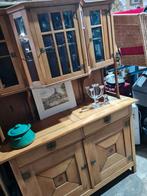 Antieke buffetkast Jugendstill 2 delig met lades en deuren, Antiek en Kunst, Antiek | Meubels | Kasten, Ophalen