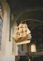 OOSTZAAN Ned. Herv. Kerk Driemaster Neptunes Scheepsmodel, Verzenden, 1980 tot heden, Ongelopen, Noord-Holland