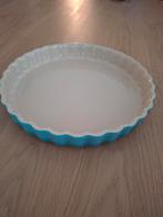 Le Creuset Taartvorm - Turquoise, Ophalen of Verzenden, Zo goed als nieuw