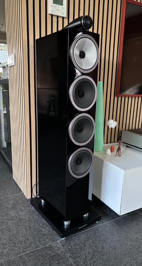 B&W 702 S3 vloerluidsprekers, Audio, Tv en Foto, Luidsprekers, Zo goed als nieuw, Front, Rear of Stereo speakers, 120 watt of meer