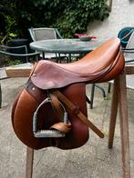 Springzadel Henri de Rivel 17,5 inch, Dieren en Toebehoren, Paarden en Pony's | Zadels, Ophalen, Gebruikt, Springen
