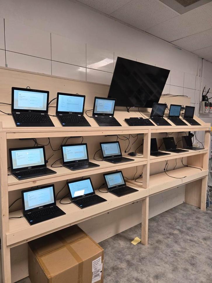 Partij Asus Chromebook C214MA – Touchscreen –360 Flip, Computers en Software, Overige Computers en Software, Refurbished, Ophalen