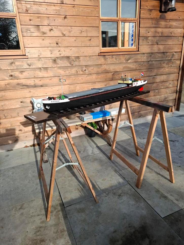 Binnenvaart schip 110x17cm, Hobby en Vrije tijd, Modelbouw | Boten en Schepen, Gebruikt, Ophalen