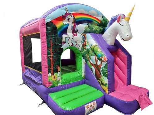 Springkussen unicorn huren / te huur, Hobby en Vrije tijd, Feestartikelen | Verhuur, Nieuw, Overige, Ophalen
