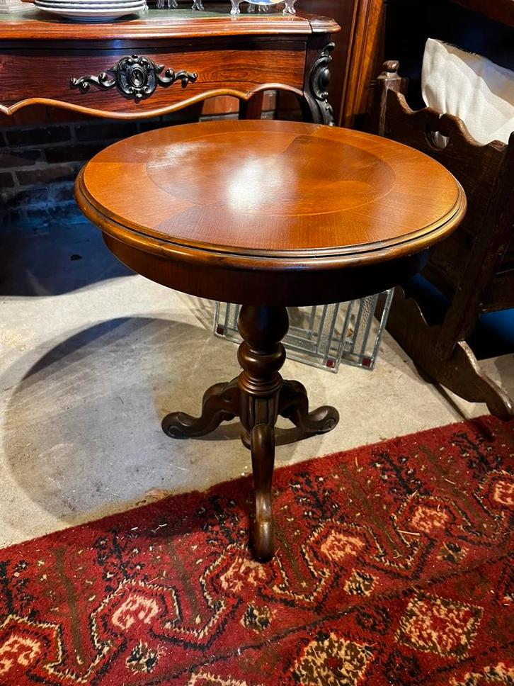 Vintage wijntafeltje / bijzettafel, Antiek en Kunst, Antiek | Meubels | Tafels, Ophalen