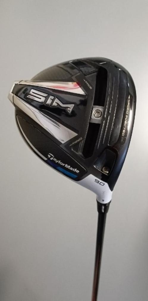 TaylorMade SIM (MAX) drivers 9* rechts/regular *mooie staat*, Sport en Fitness, Golf, Gebruikt, Club, Overige merken, Verzenden