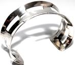 Schitterende Modernistische Sterling Zilveren Klem Armband, Armband, Zilver, Verzenden