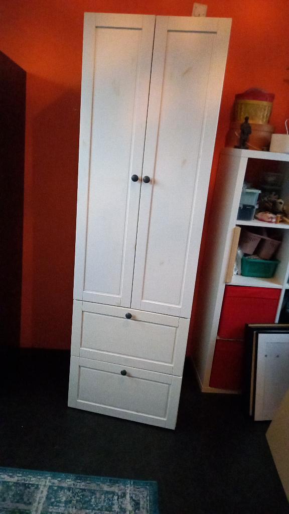 Kledingkast van ikea, Huis en Inrichting, Kasten | Kledingkasten, Gebruikt, 150 tot 200 cm, 50 tot 100 cm, 50 tot 75 cm, Met lade(s)