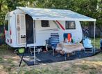 Burstner Averso 430 TS bj 2013 incl mover/cassetteluifel, Caravans en Kamperen, Caravans, Hordeur, Treinzit, Dwarsbed, 1000 - 1250 kg