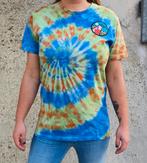 Spiral tie dye groen - blauw - oranje t-shirt unisex maat S, Kleding | Dames, Spiral Creaties, Nieuw, Groen, Ophalen of Verzenden