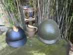 abl helm, Franse helm WOI en gasmasker, Frans DP-gasmasker, Ophalen of Verzenden, Landmacht, Overige gebieden, Helm of Baret