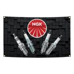 Grote vlaggen NGK Spark Plugs (150x90cm), Ophalen of Verzenden, Nieuw