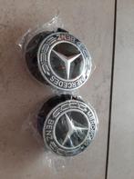 Mercedes-Benz naafkap set zwart/zilver, Ophalen of Verzenden, Nieuw