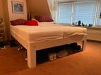 Auping Auronde 160x200 bed electrisch verstrlbaar, als nieuw, 160 cm, Overige materialen, Wit, Zo goed als nieuw