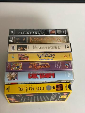 7 VHS Videobanden - Klassiekers & Jeugd beschikbaar voor biedingen