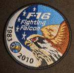 KLU 306 Squadron F-16 Swirl Patch, Verzamelen, Ophalen of Verzenden, Luchtmacht, Nederland, Embleem of Badge