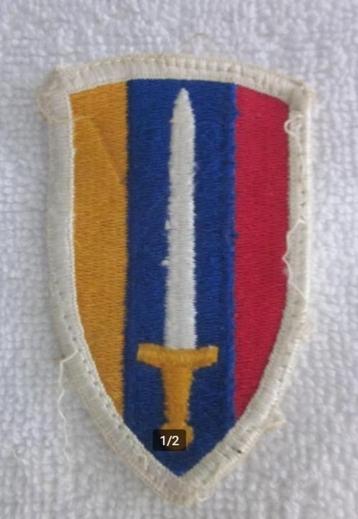 Embleem US Army Vietnam schouder insigne afm. 7,5 x 4,5 cm. beschikbaar voor biedingen