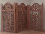 Decoratief klein vouwscherm ✨ houtsnijwerk 🛕 uit India, Ophalen of Verzenden, Nieuw